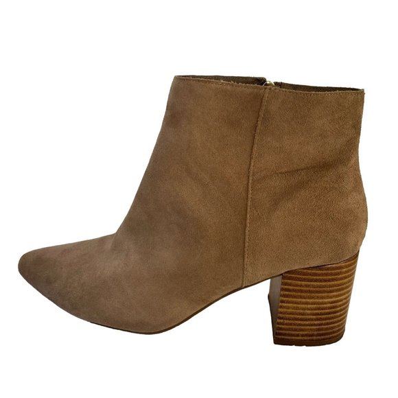 Blondo Tasel Cow Suede Leather Ankle Boots Pointed Toe - Picture 5 of 9